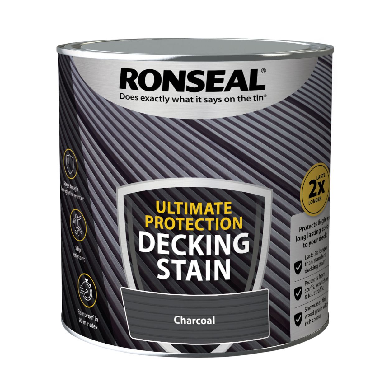 Ronseal Ultimate Protection Decking Stain Charcoal 2.5L