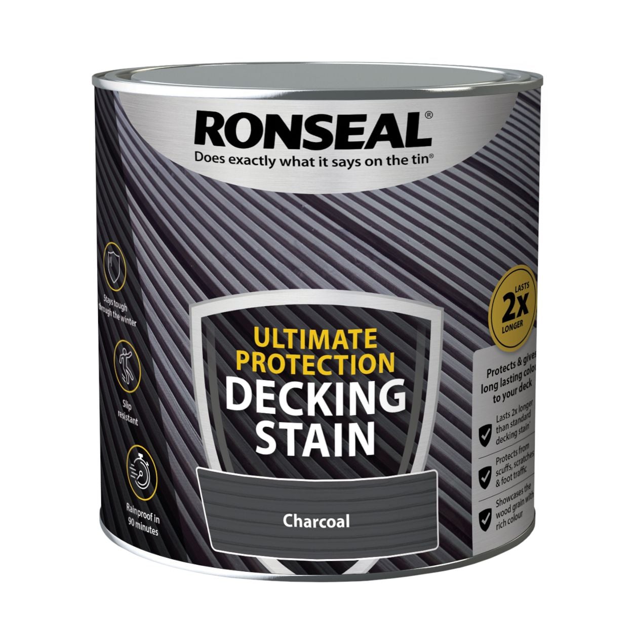 Ronseal Ultimate Protection Decking Stain Charcoal 2.5L