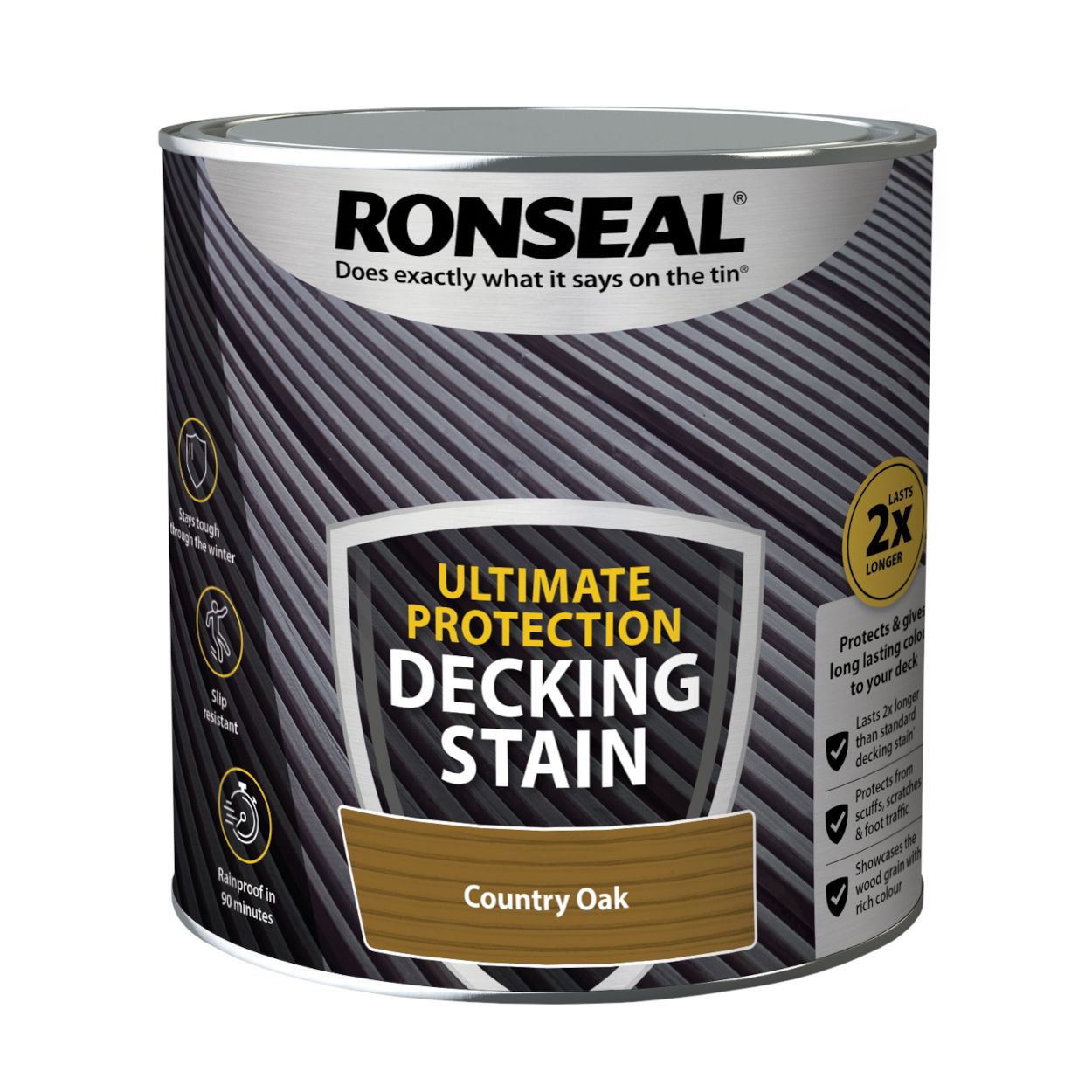 Ronseal Ultimate Protection Decking Stain Country Oak 2.5L