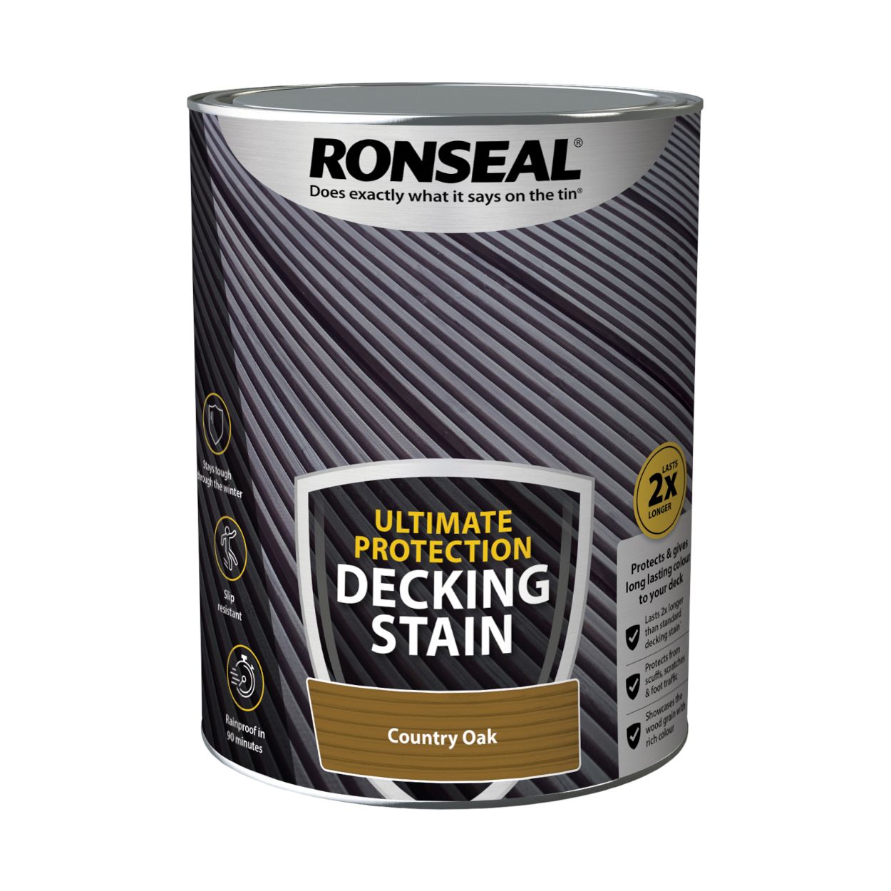 Ronseal Ultimate Protection Decking Stain Country Oak 5L
