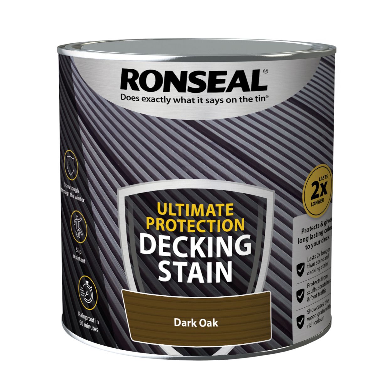 Ronseal Ultimate Protection Decking Stain Dark Oak 2.5L