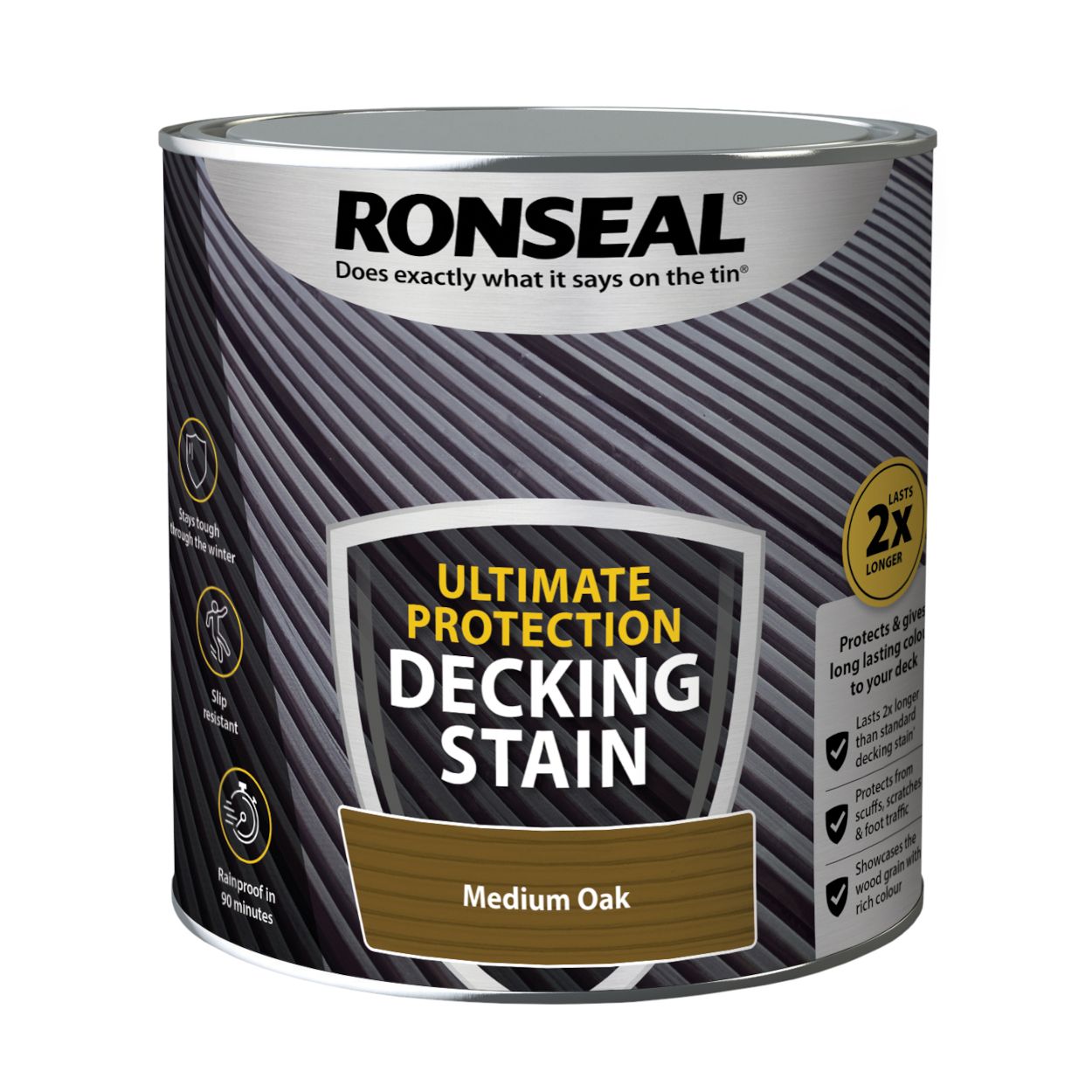 Ronseal Ultimate Protection Decking Stain Medium Oak 2.5L