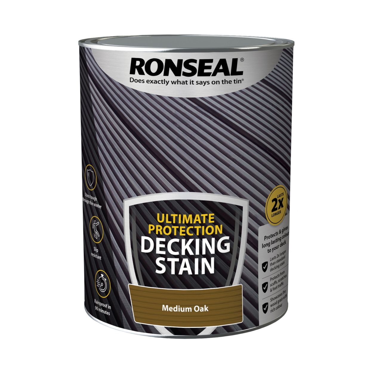 Ronseal Ultimate Protection Decking Stain Medium Oak 5L