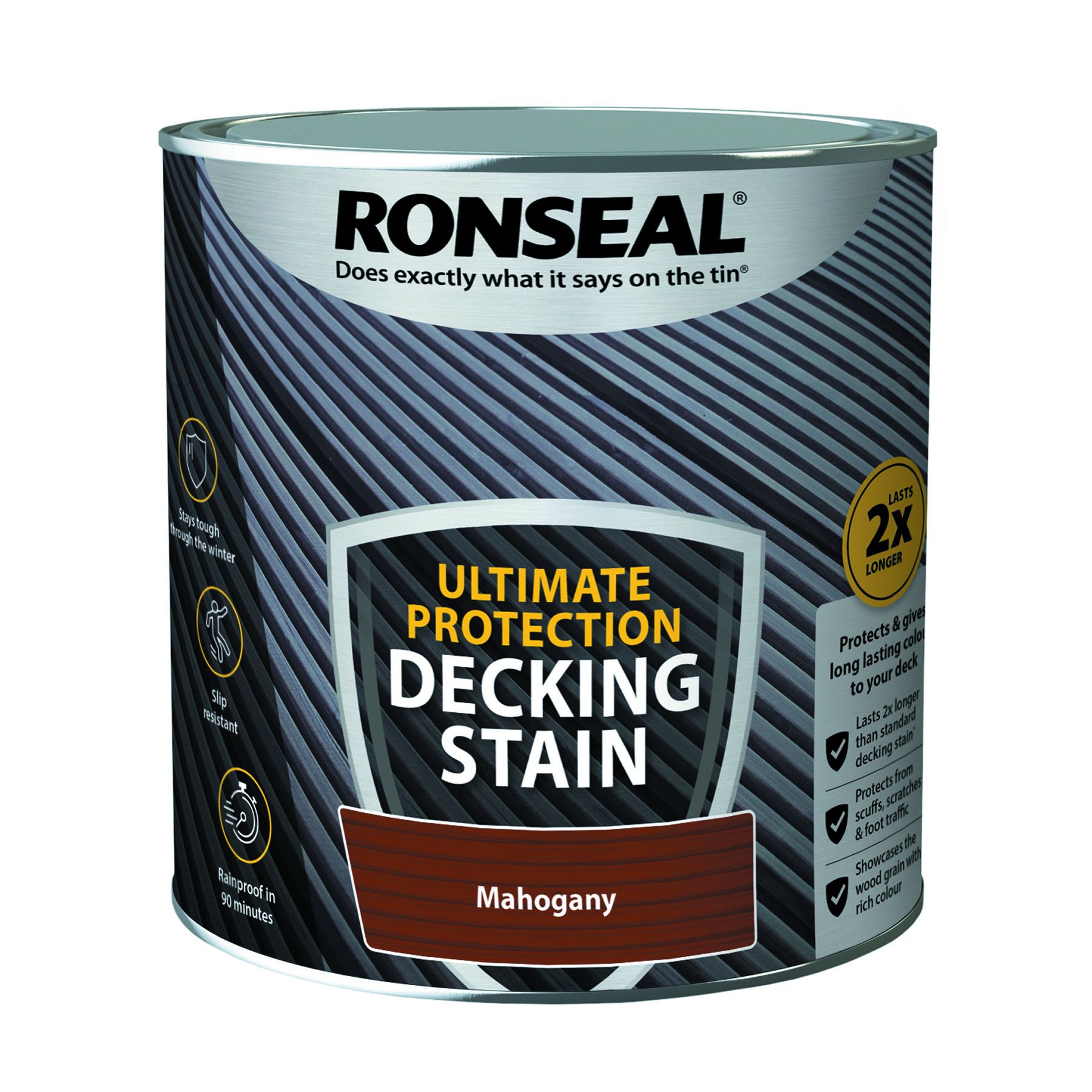 Ronseal Ultimate Protection Decking Stain Mahogany 2.5L