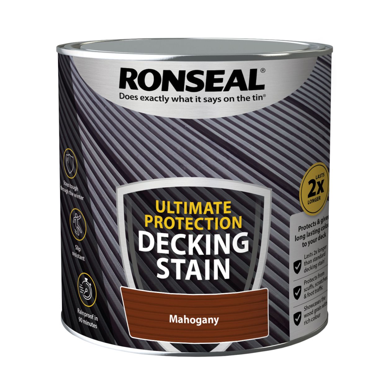 Ronseal Ultimate Protection Decking Stain Mahogany 5L
