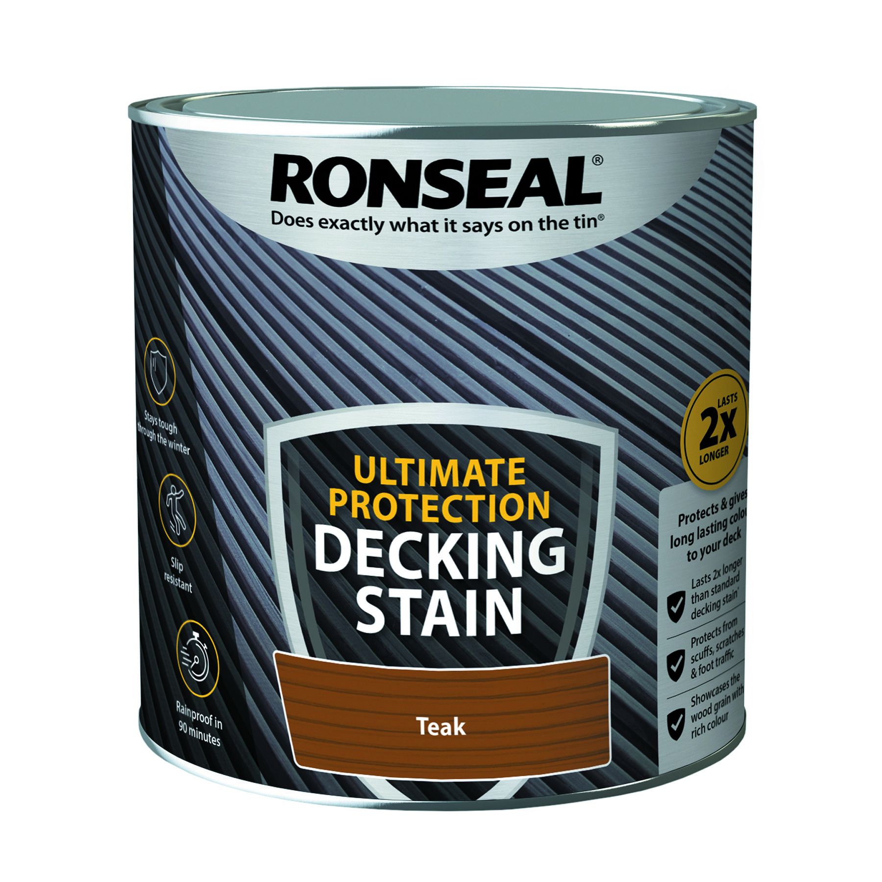 Ronseal Ultimate Protection Decking Stain Rich Teak 2.5L