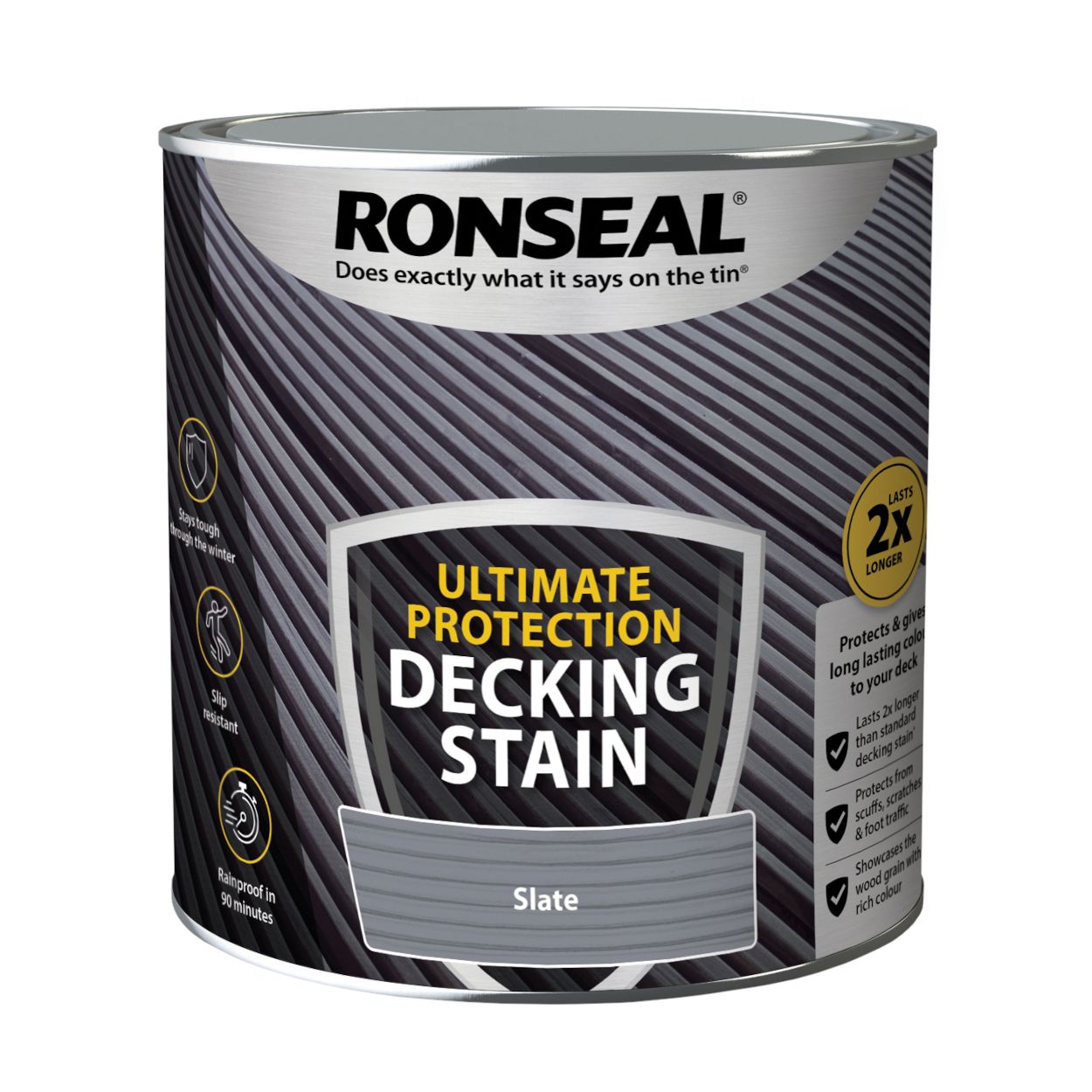 Ronseal Ultimate Protection Decking Stain Slate 2.5L