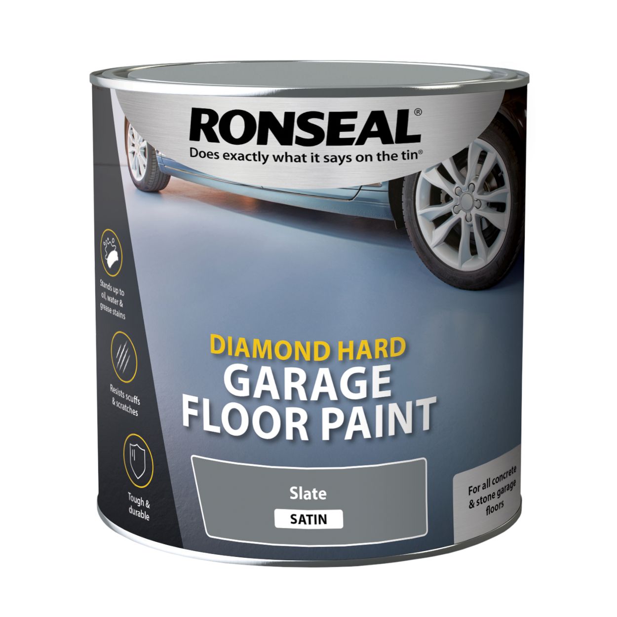 Ronseal Diamond Hard Garage Floor Paint Slate 2.5L