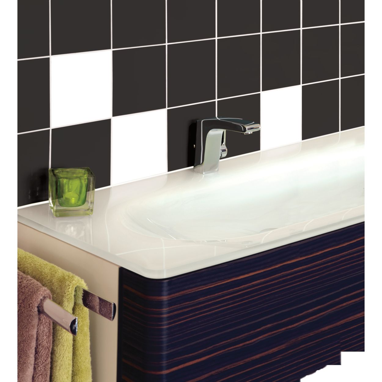 Ronseal One Coat Tile Paint Black Satin 750Ml
