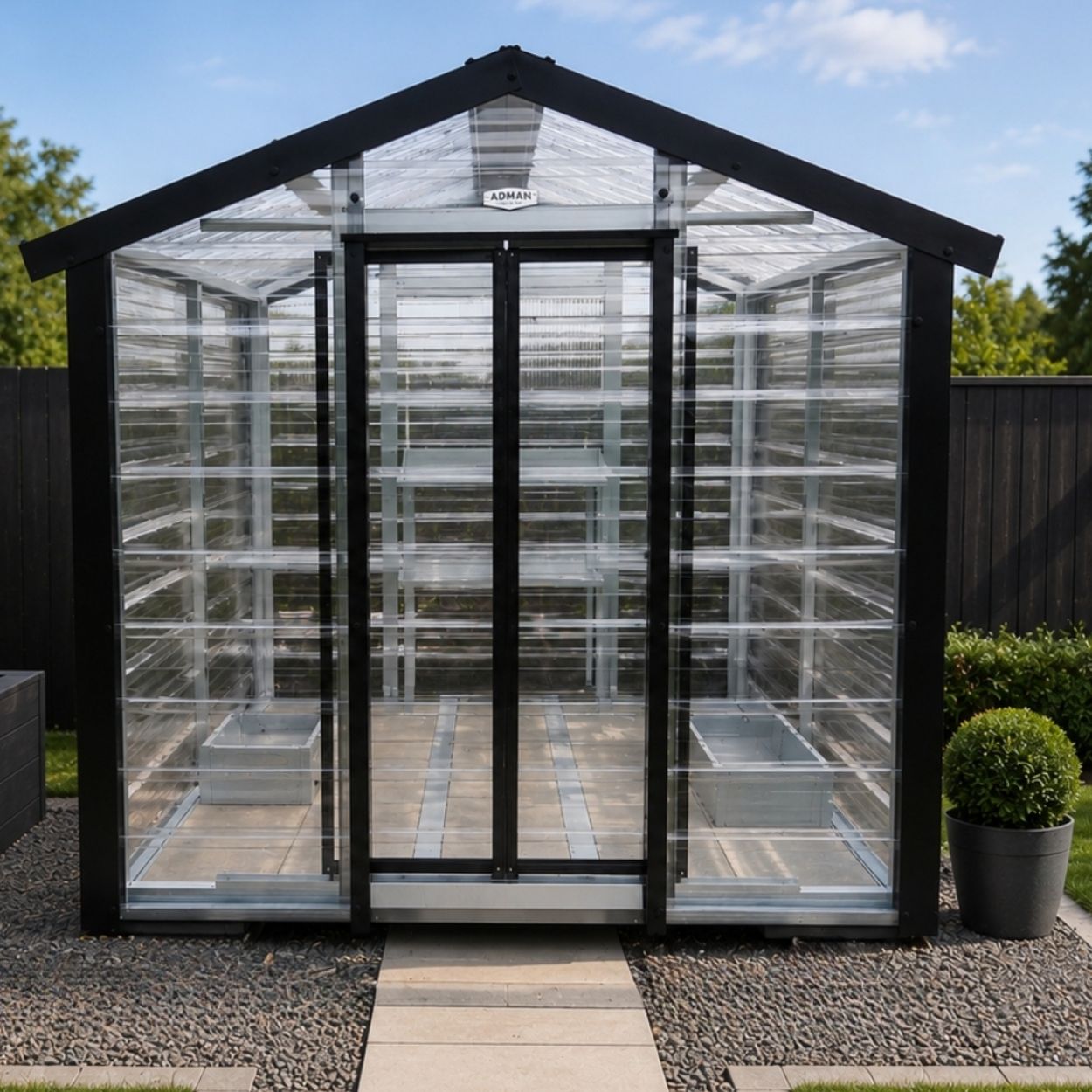 Adman Multigrow Greenhouse 8ft x 8ft 8"