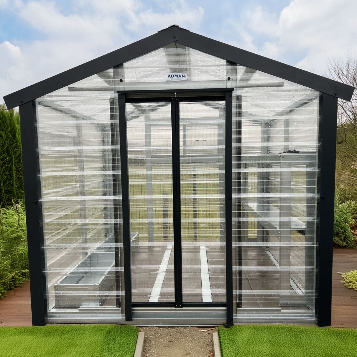 Adman Multigrow Greenhouse 8ft x 11ft 9"