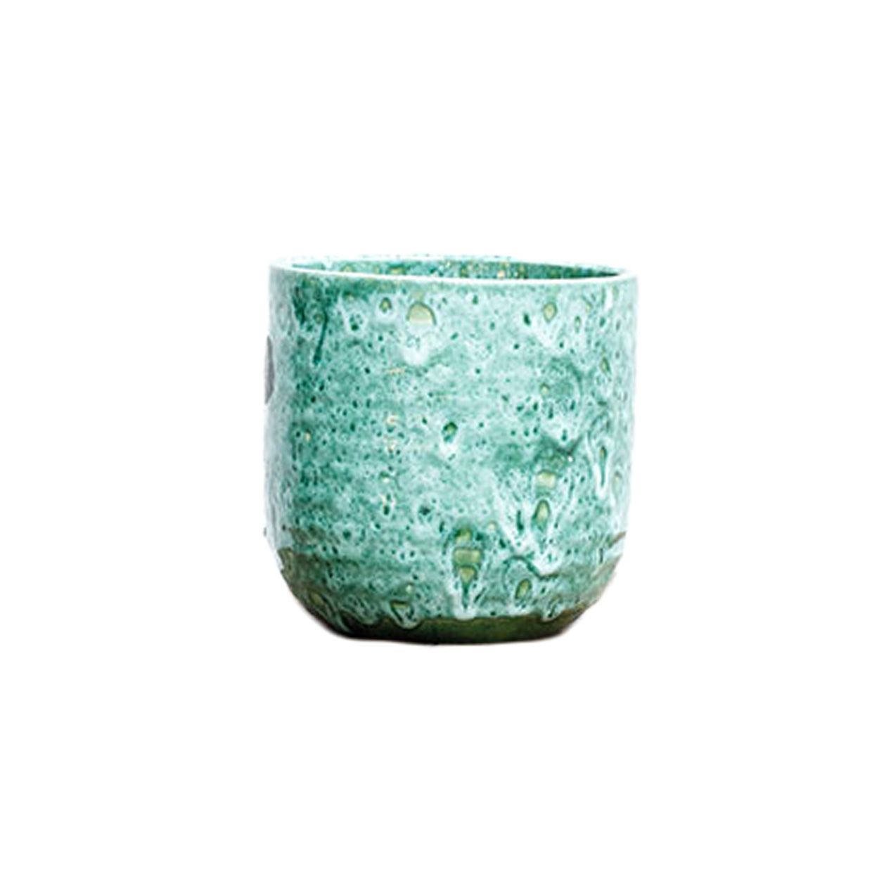 Emerald Glaze Planter Green 16Cm 