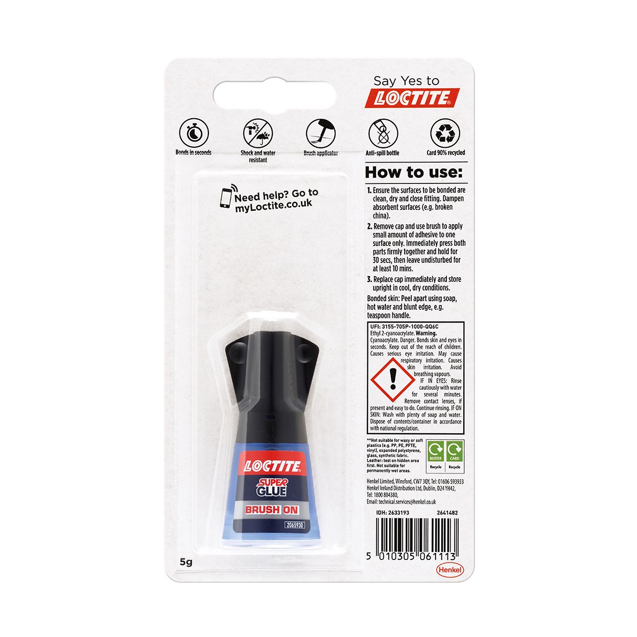 Loctite Super Glue Brush On 5g