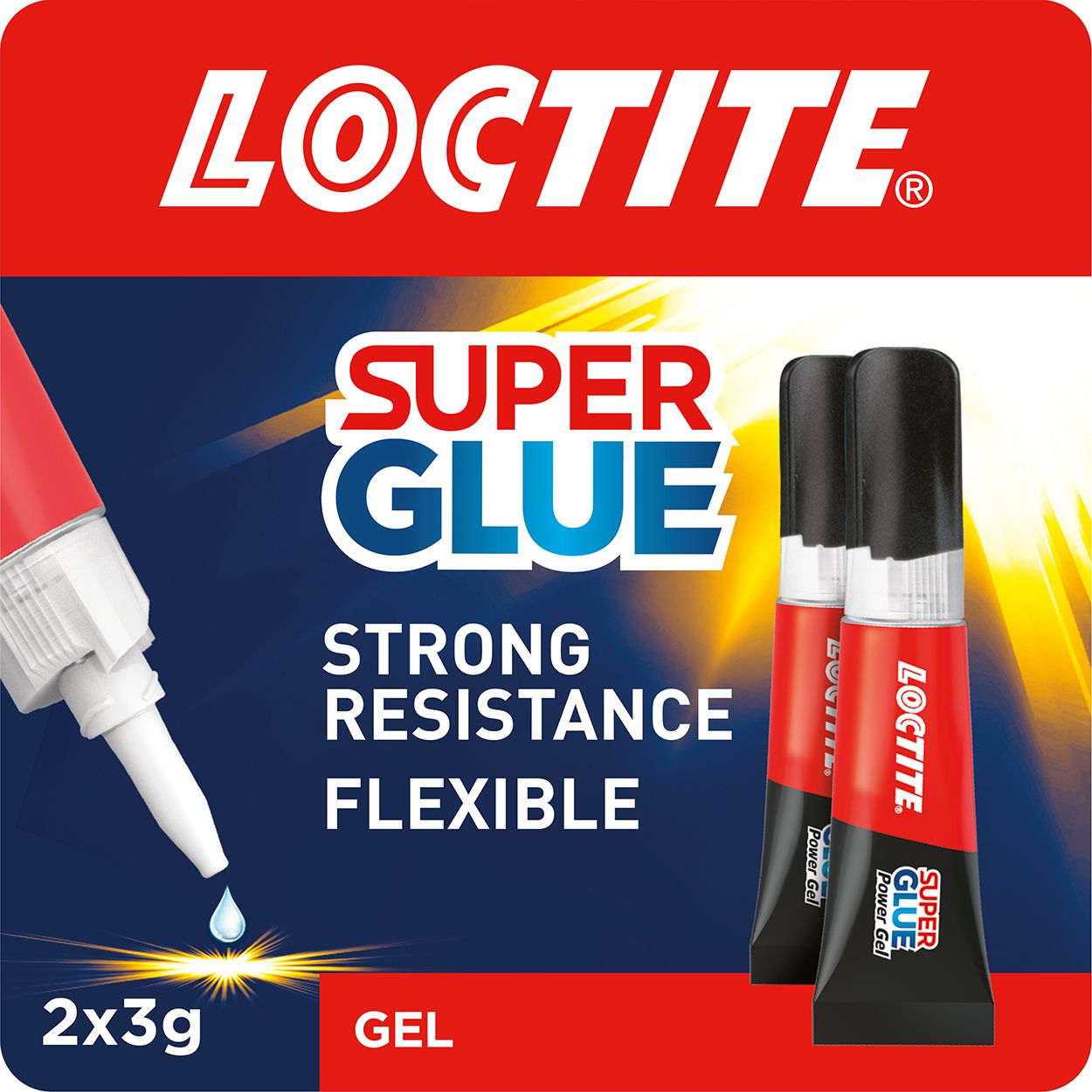 Loctite Super Glue Power Gel Duo 3g x 2