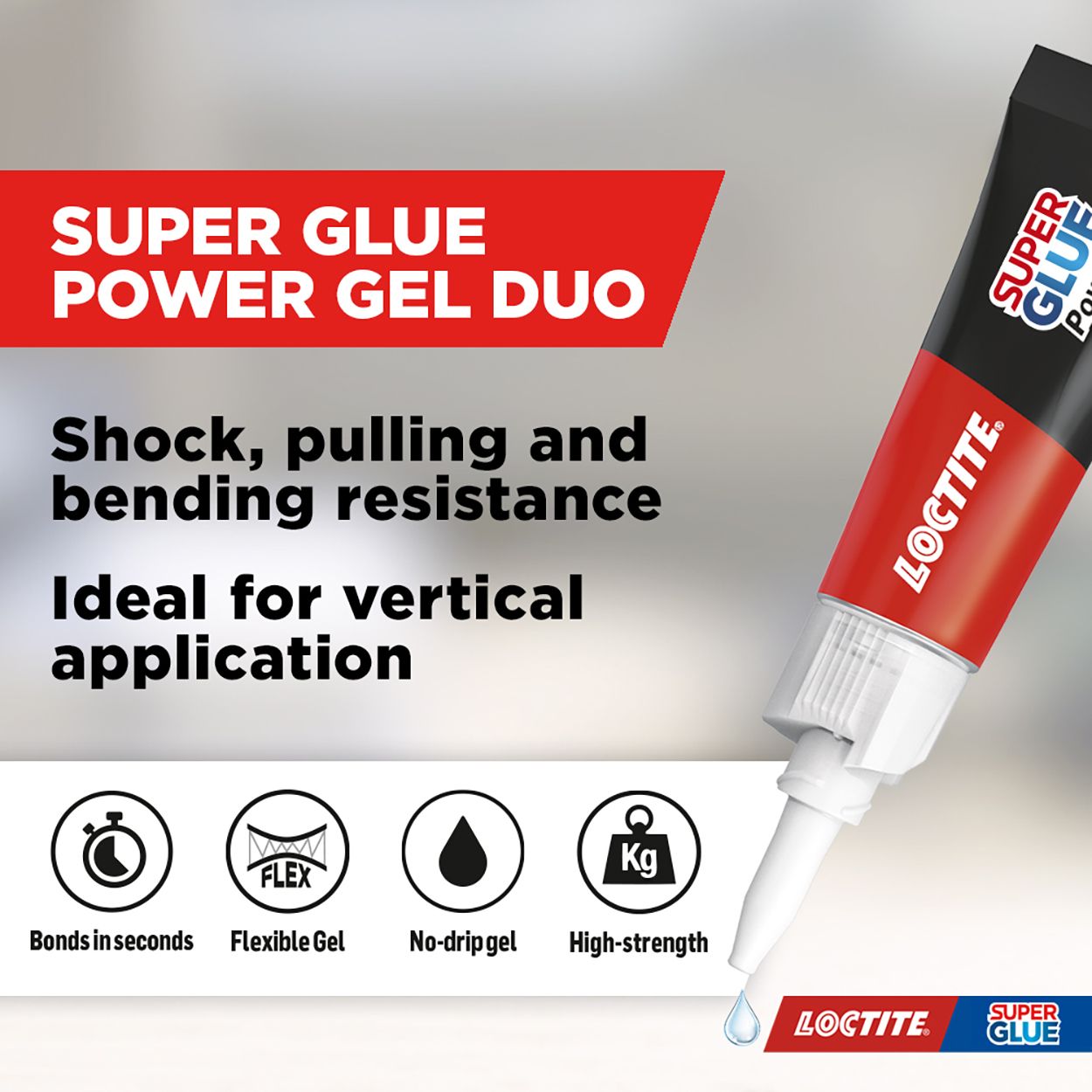 Loctite Super Glue Power Gel Duo 3g x 2