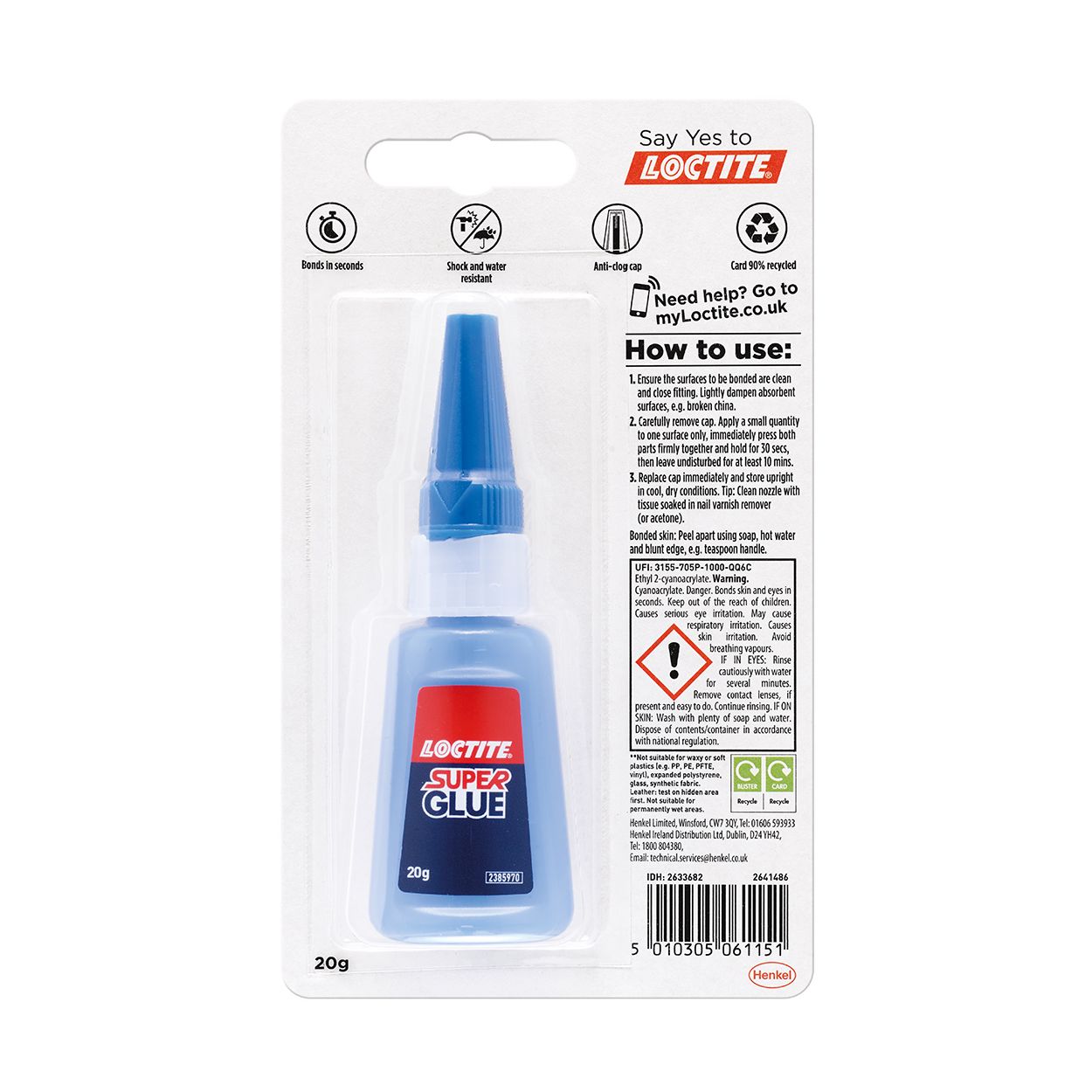 Loctite Super Glue XXL 20g