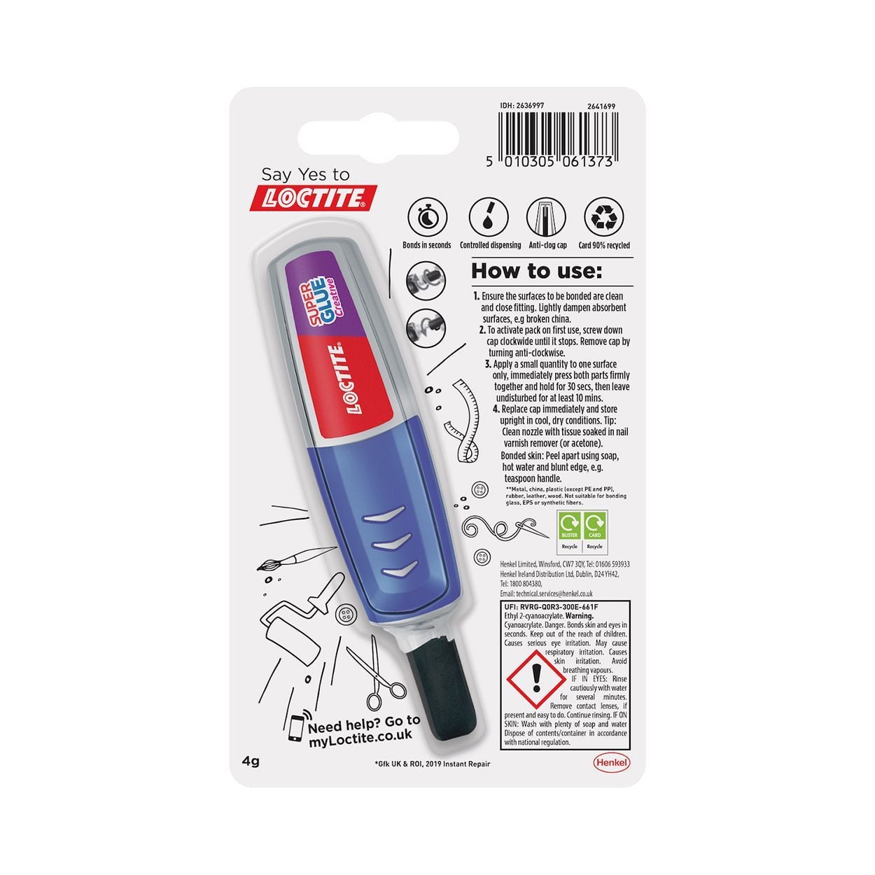 Loctite Super Glue Creative Pen 4g