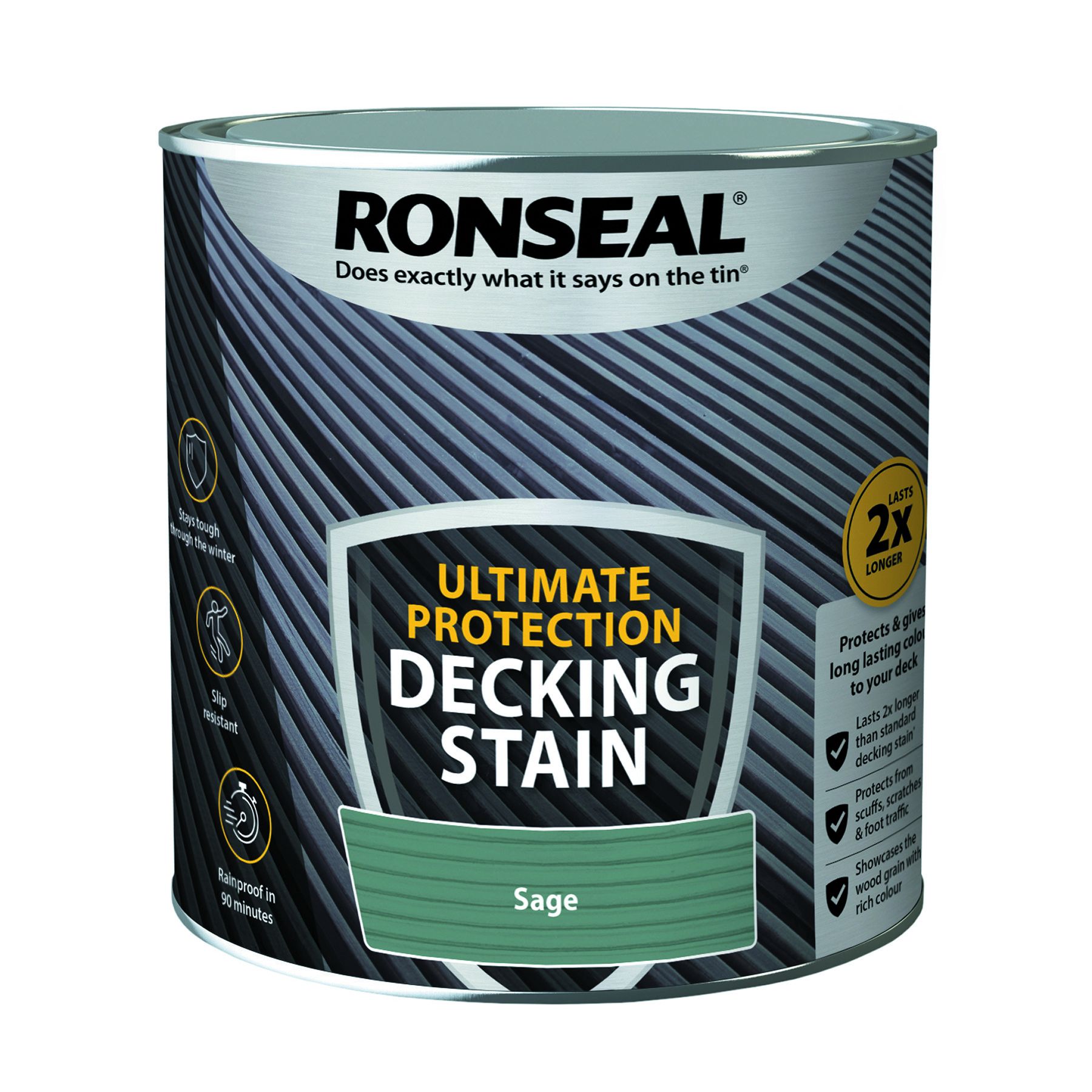 Ronseal Ultimate Decking Stain Sage 2.5L