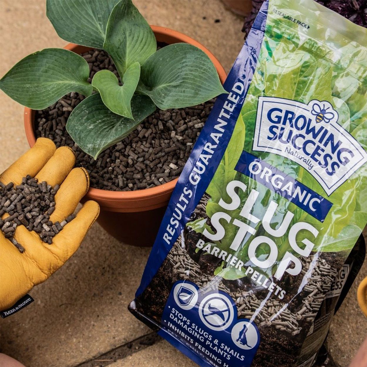 GS Organic Slug Stop Pellet Barrier Pouch