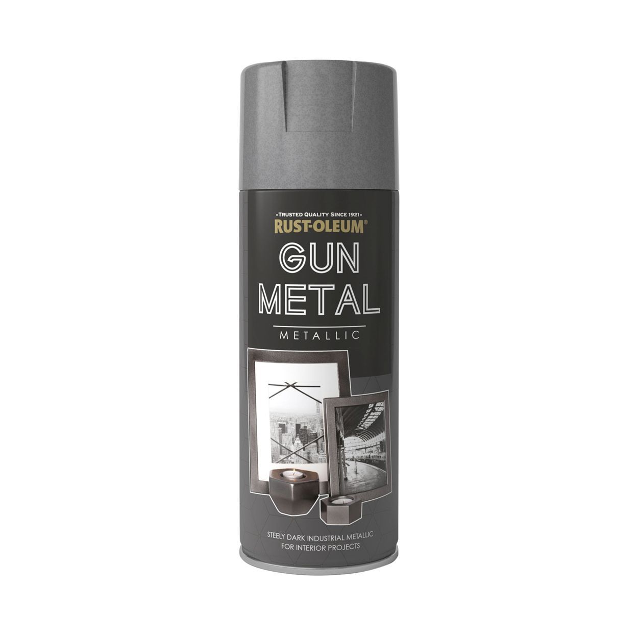 Rust-Oleum Metallic Spray Paint Gun Metal 400Ml