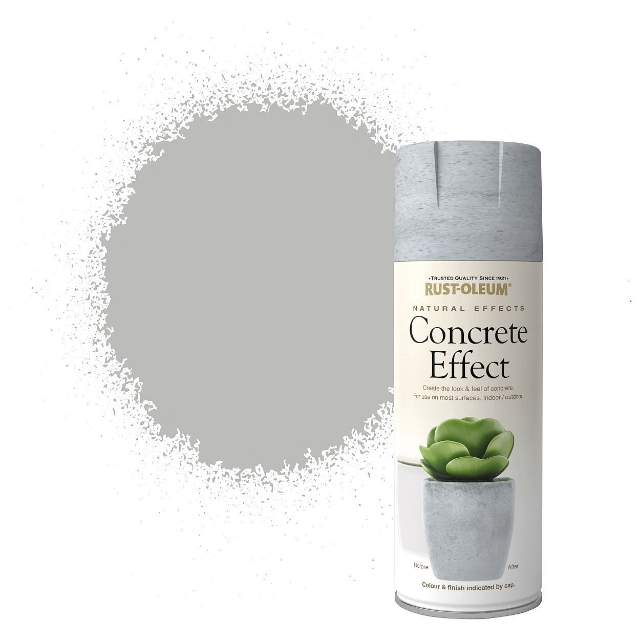 Rust-Oleum Natural Effects Spray Paint Concrete 400Ml