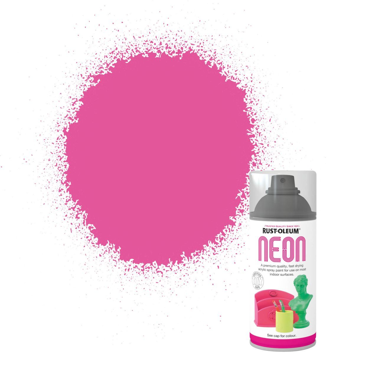 Rust-Oleum Neon Pink Spray Paint 150Ml