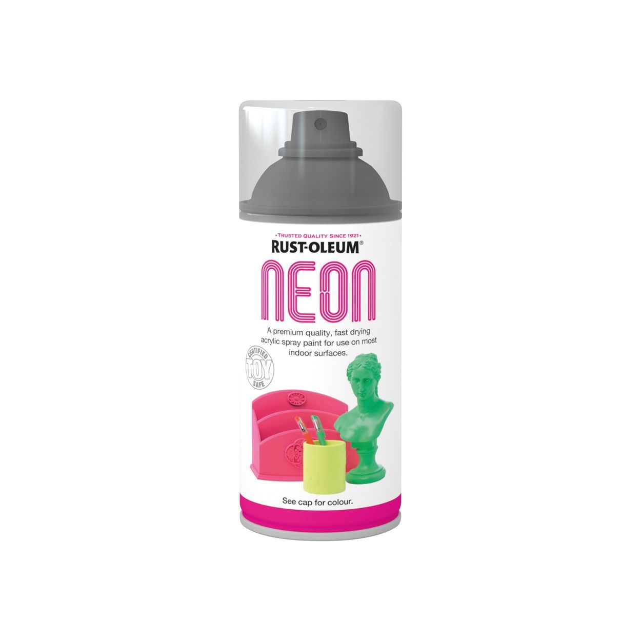 Rust-Oleum Neon Yellow Spray Paint 150Ml