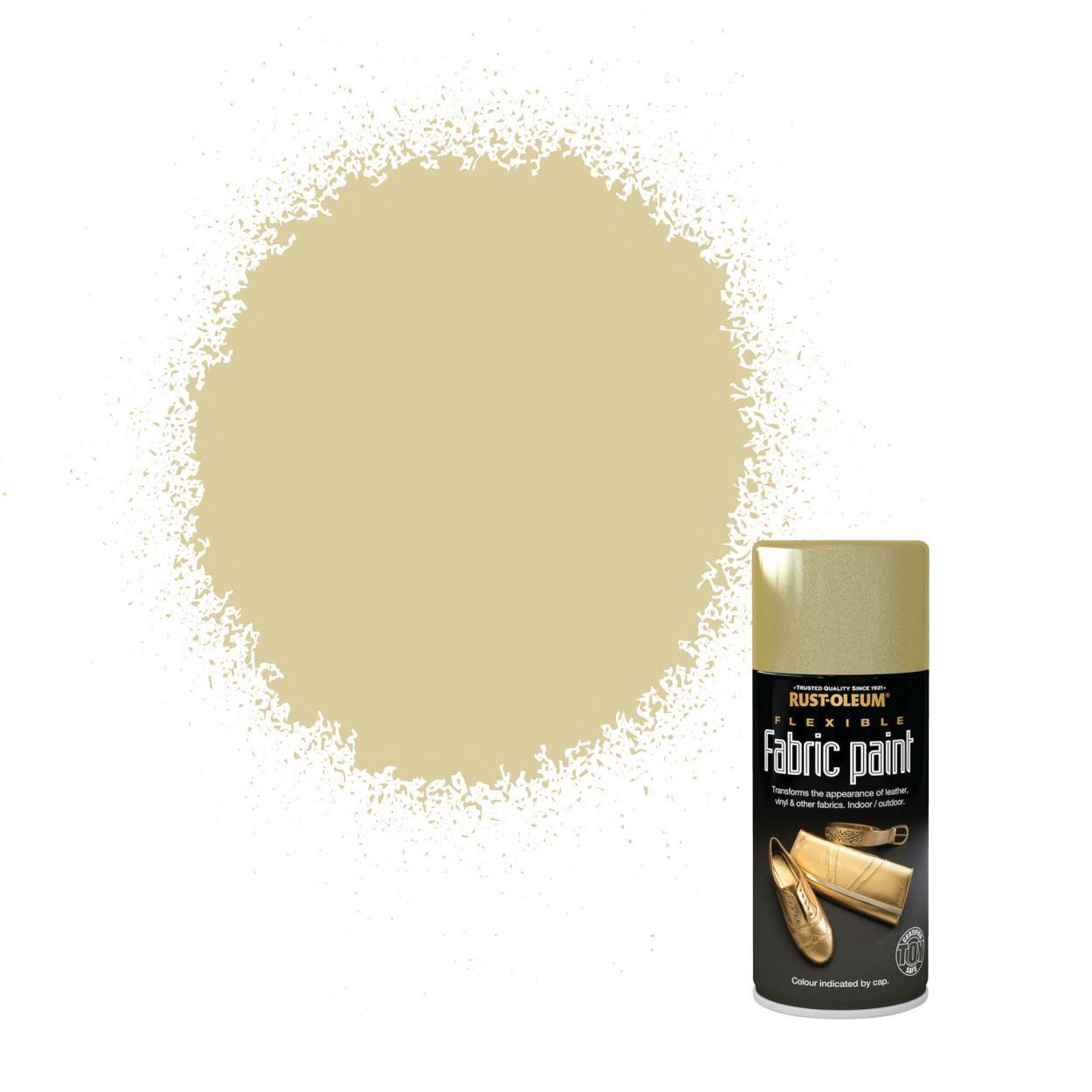 Rust-Oleum Flexible Fabric Paint Gold 150Ml