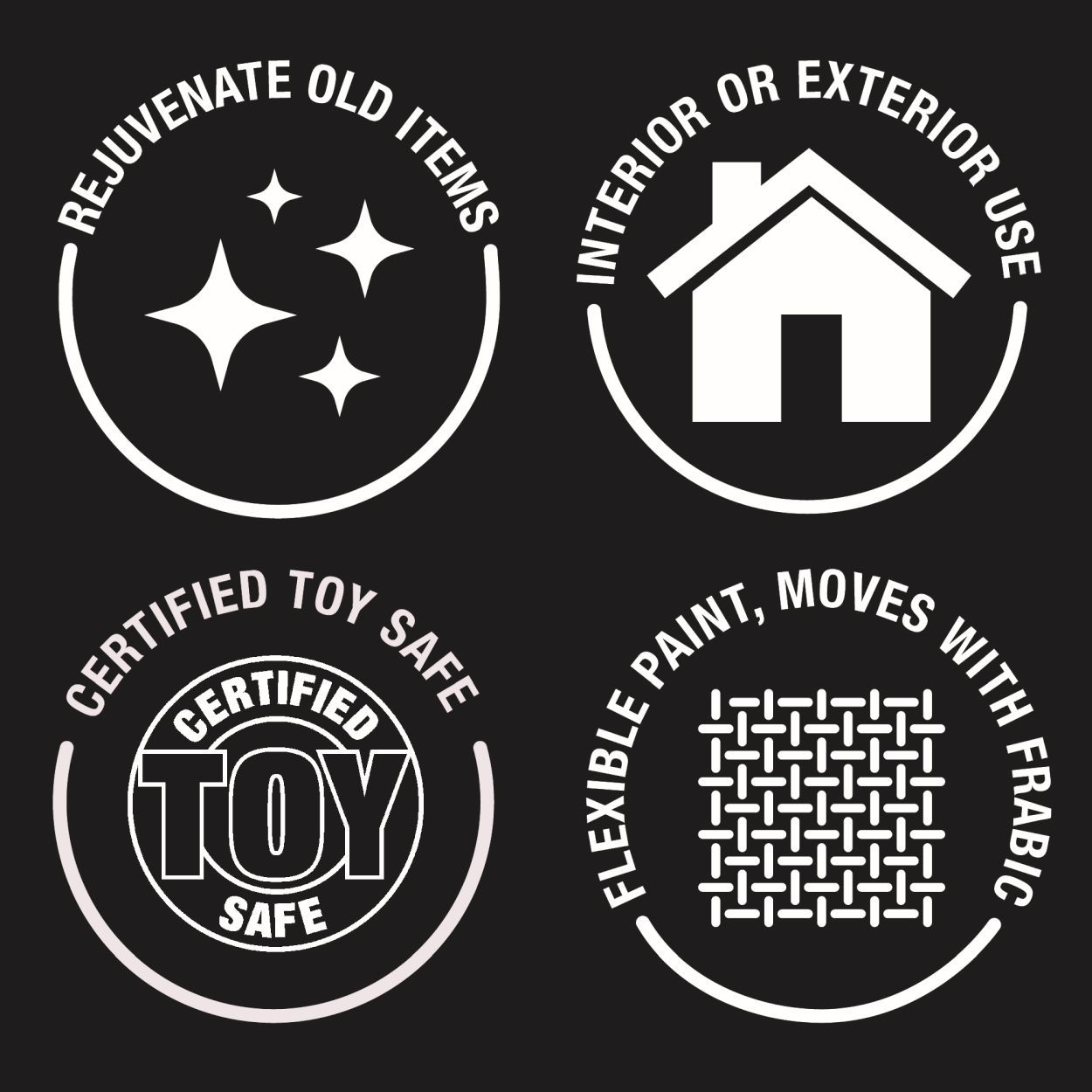 Rust-Oleum Flexible Fabric Paint Gold 150Ml