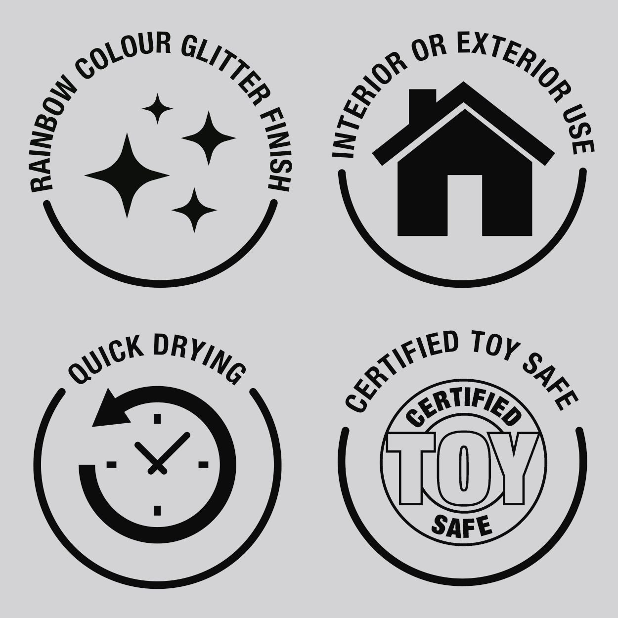 Rust-Oleum Glitter Rainbow 150Ml