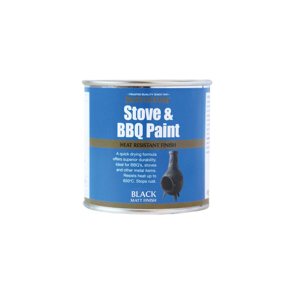 Rust-Oleum Stove & Bbq Paint 250Ml Black