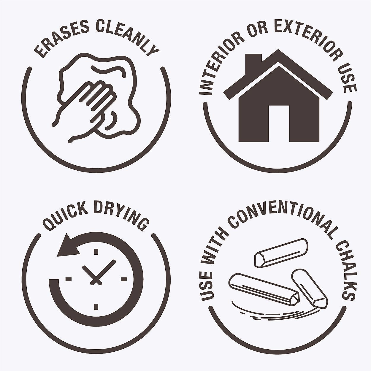 Rust-Oleum Chalkboard Paint Black 750Ml