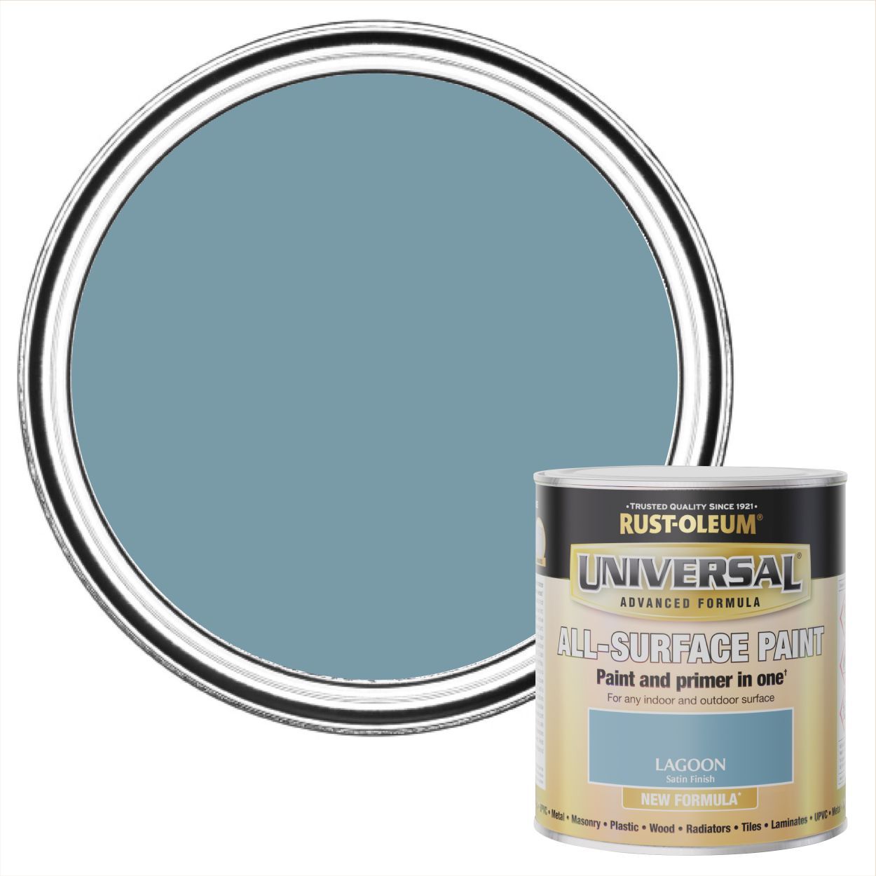 Rust-Oleum Universal All Surface Paint Lagoon 750ml