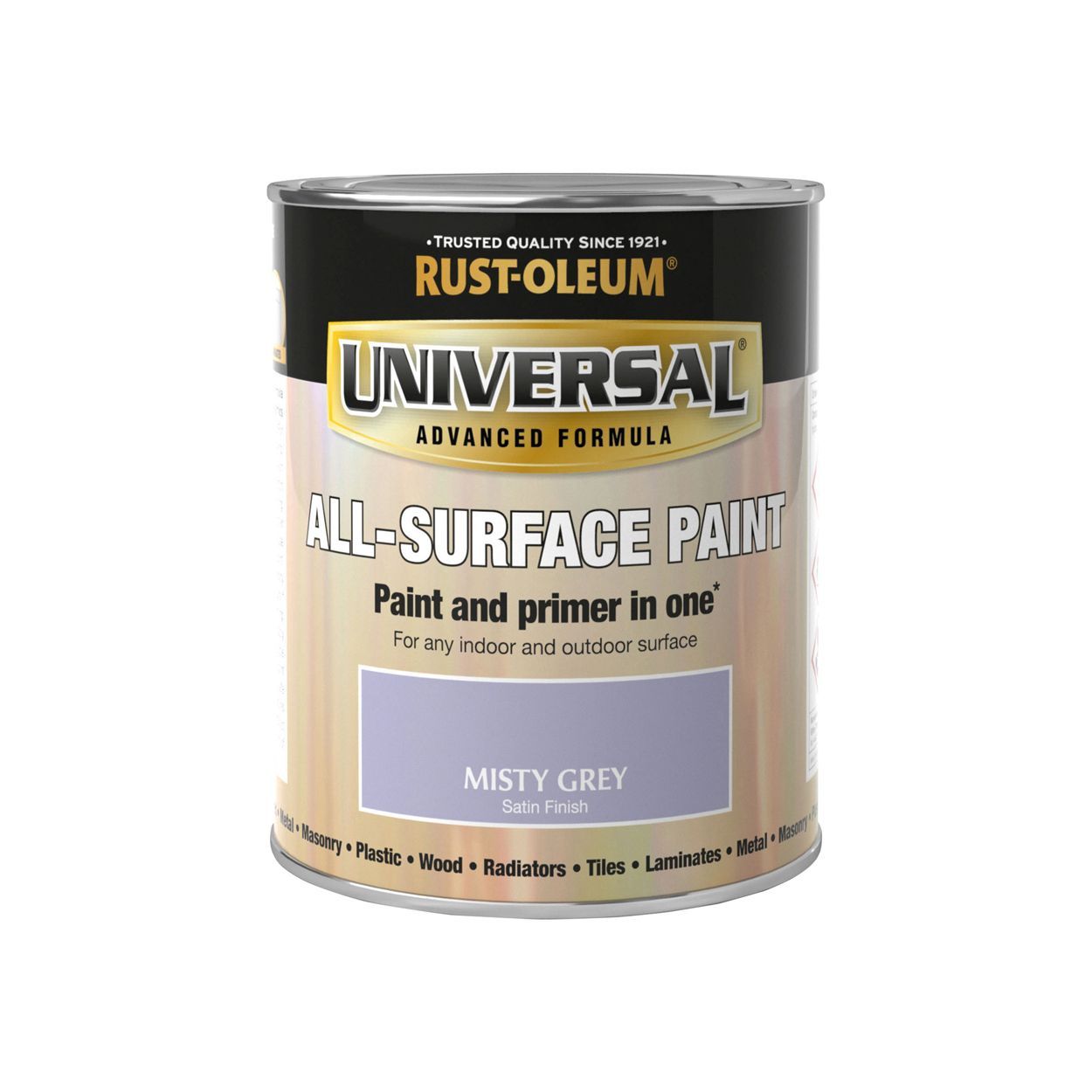 Rust-Oleum Universal All Surface Paint Misty Grey 750ml