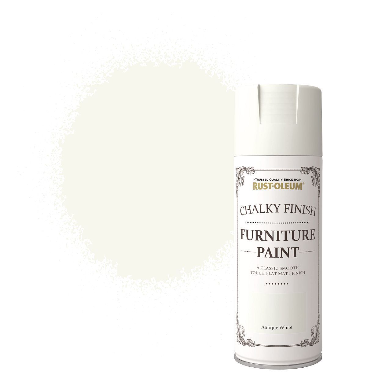 Rust-Oleum Chalky Furniture Spray Antique White 400Ml