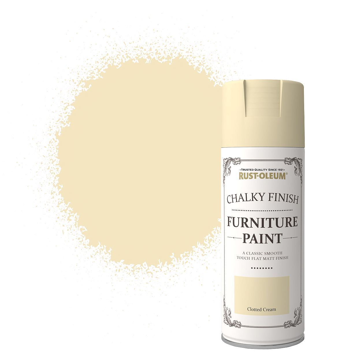 Rust-Oleum Chalky Furniture Spray Clotted Cream 400Ml