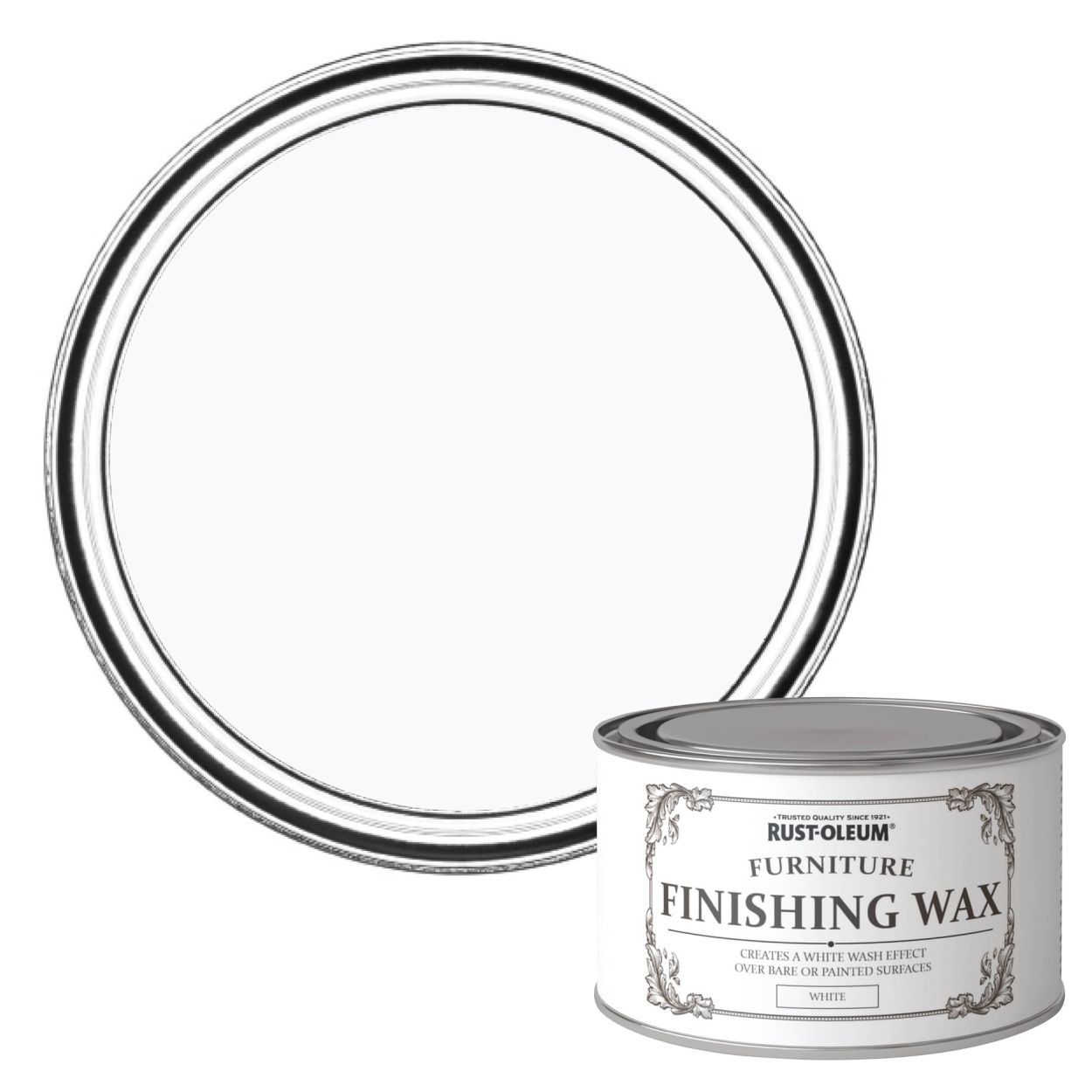 Rust-Oleum Furniture Finishing Wax White 400Ml