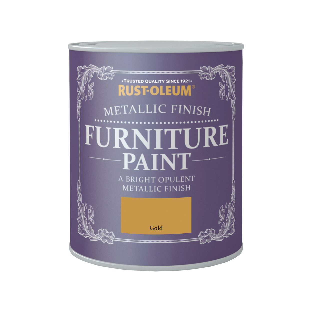Rust-Oleum Furniture Paint Metallic Gold 750Ml