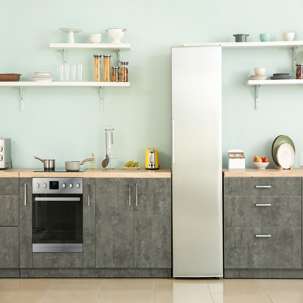 Fleetwood 75ml Kitchen Mint Grey Tester