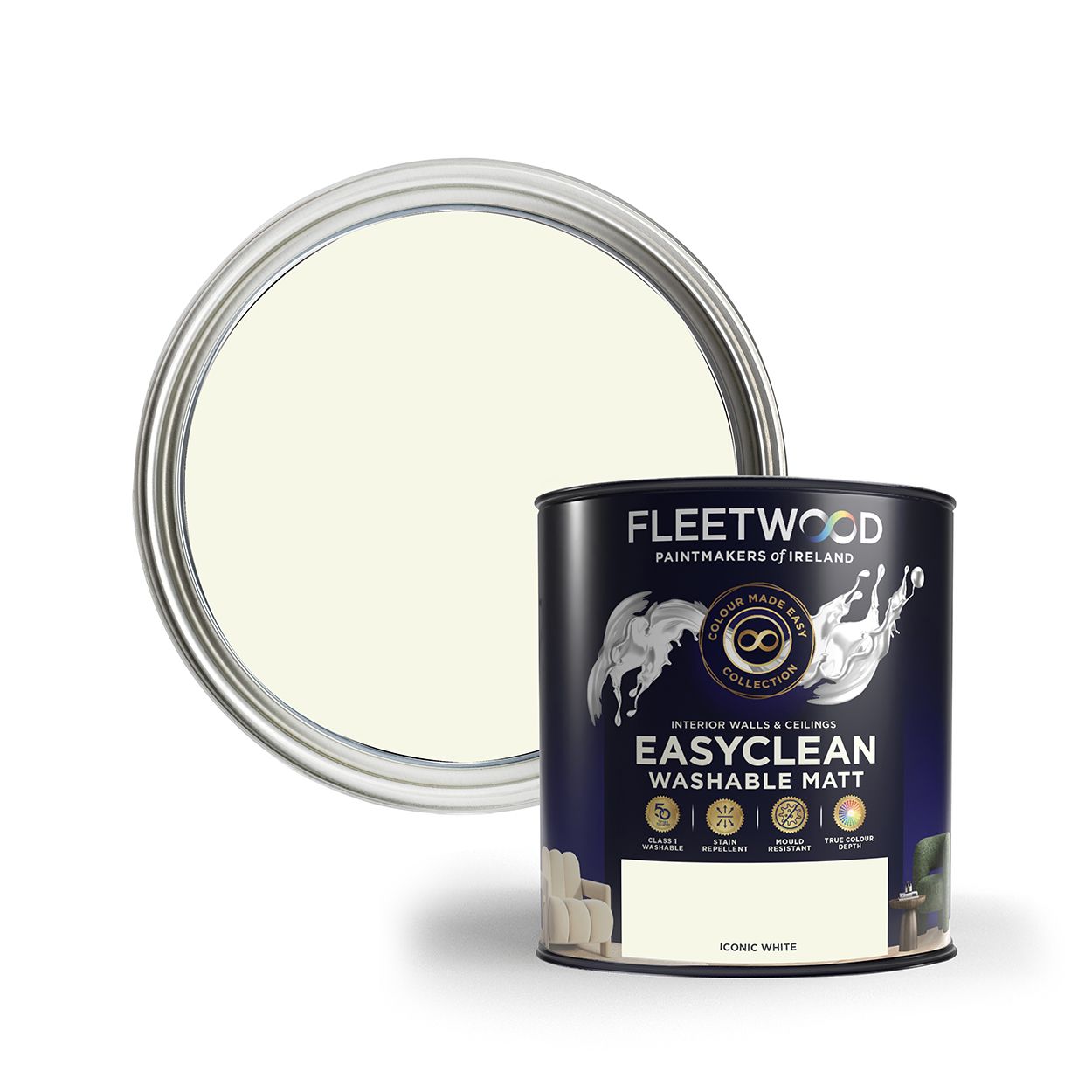 Fleetwood 5L Easyclean Matt Iconic White