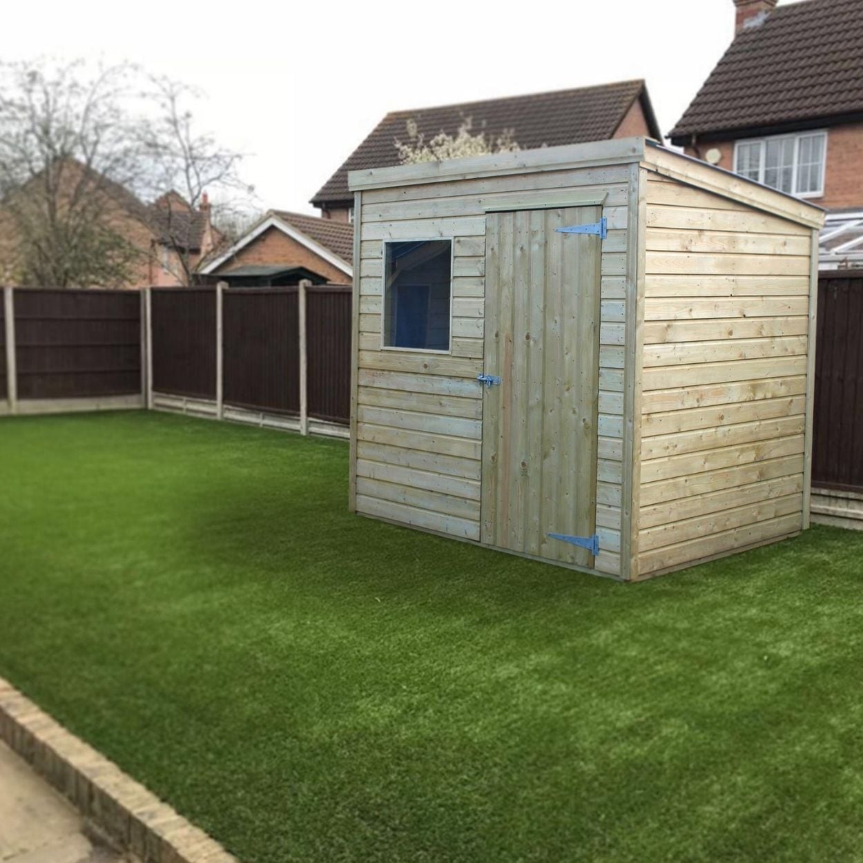 MCD Eco Pent Wooden Shed 8ft x 8ft