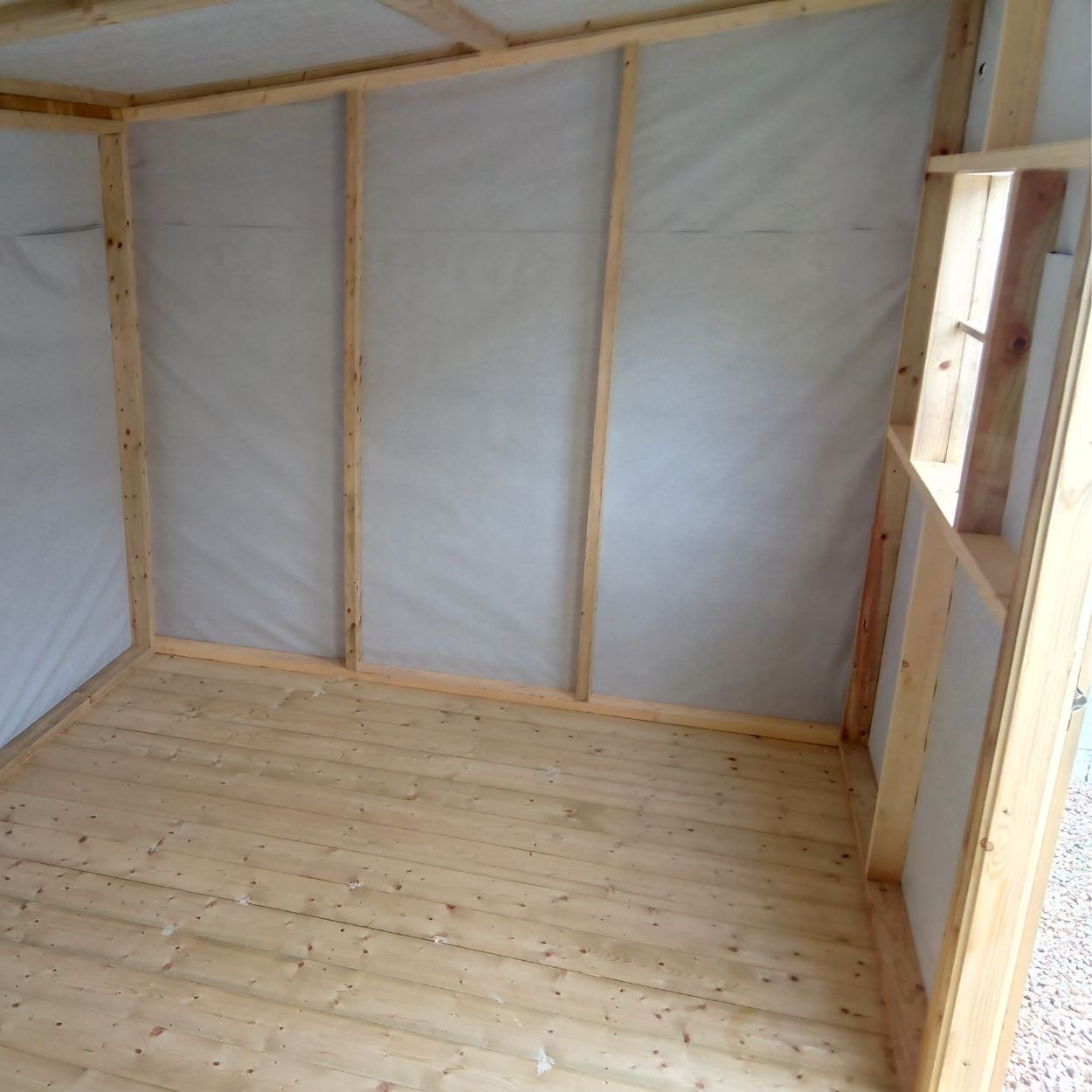 MCD Eco Pent Wooden Shed 8ft x 8ft