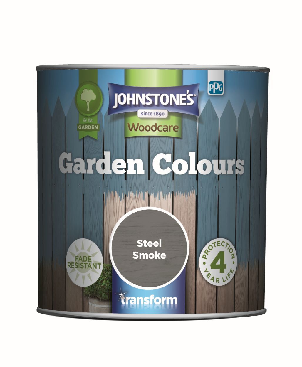 Johnstone's Garden Colours Steel Smoke 1L