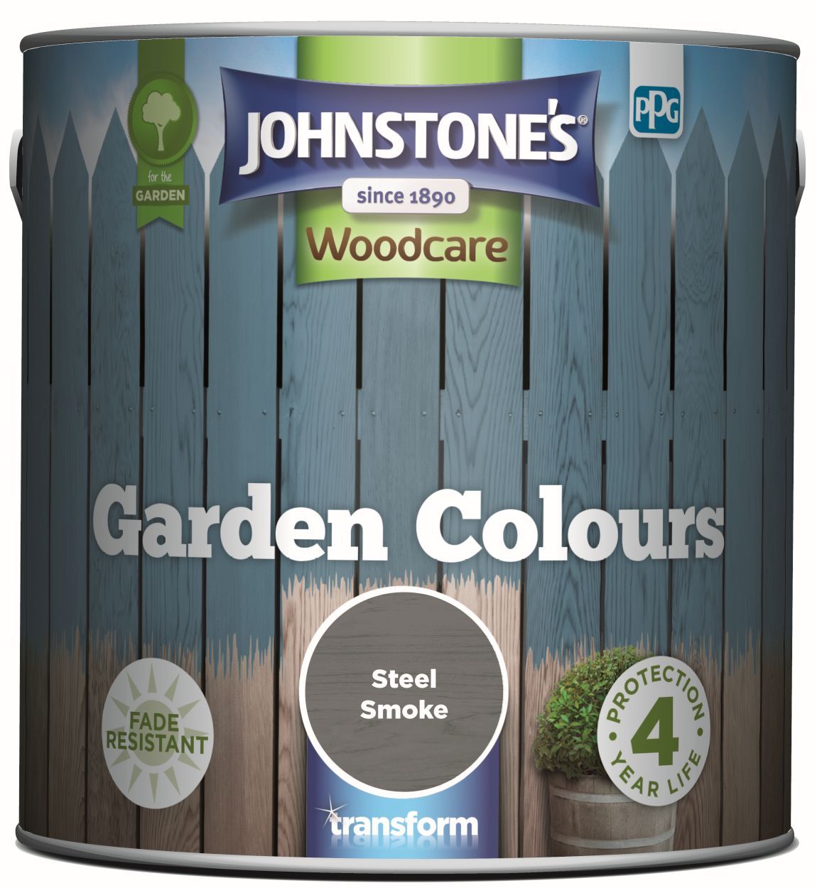 Johnstone's Garden Colours Steel Smoke 2.5L
