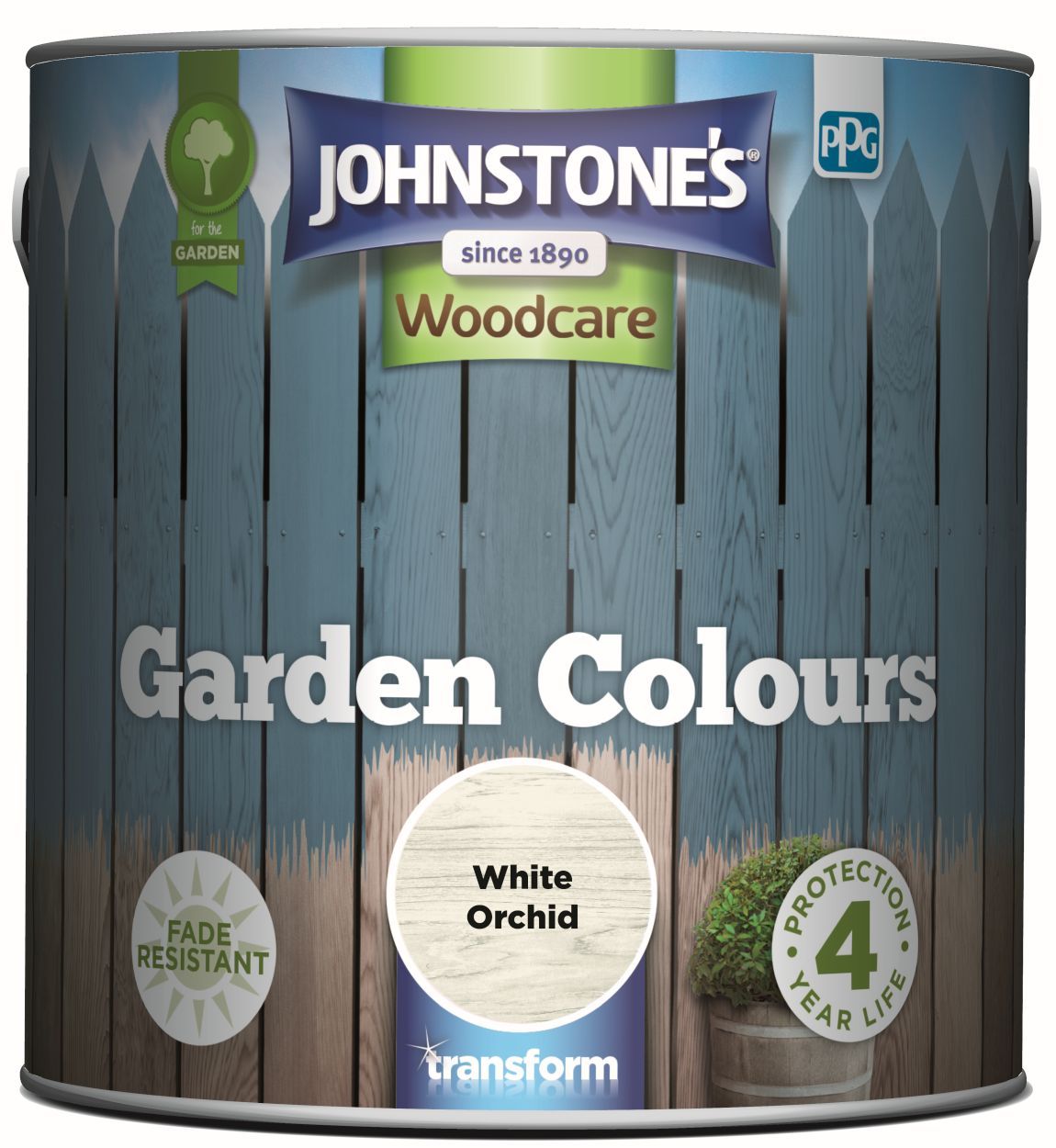Johnstone's Garden Colours White Orchid 2.5L