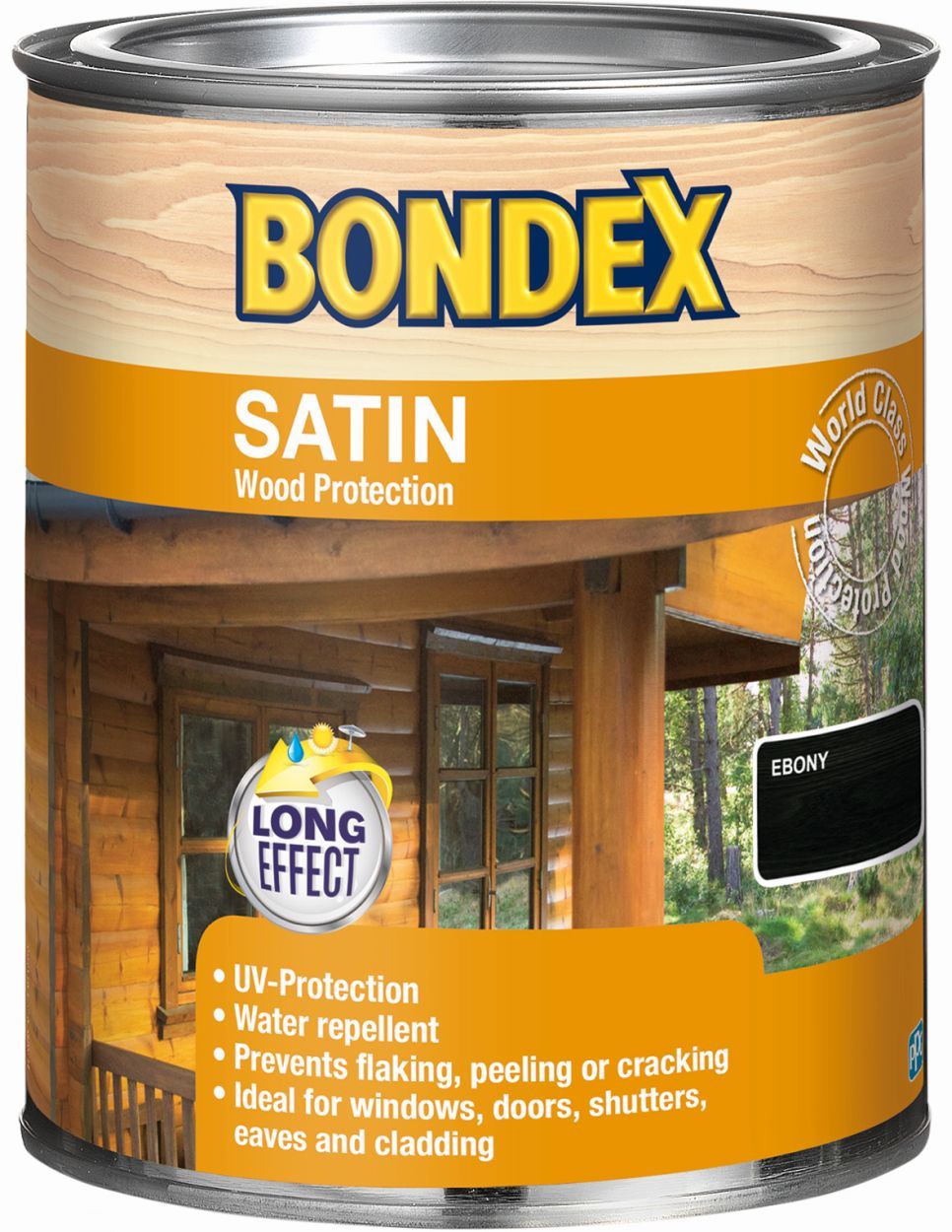 Bondex Satin Ebony 750Ml