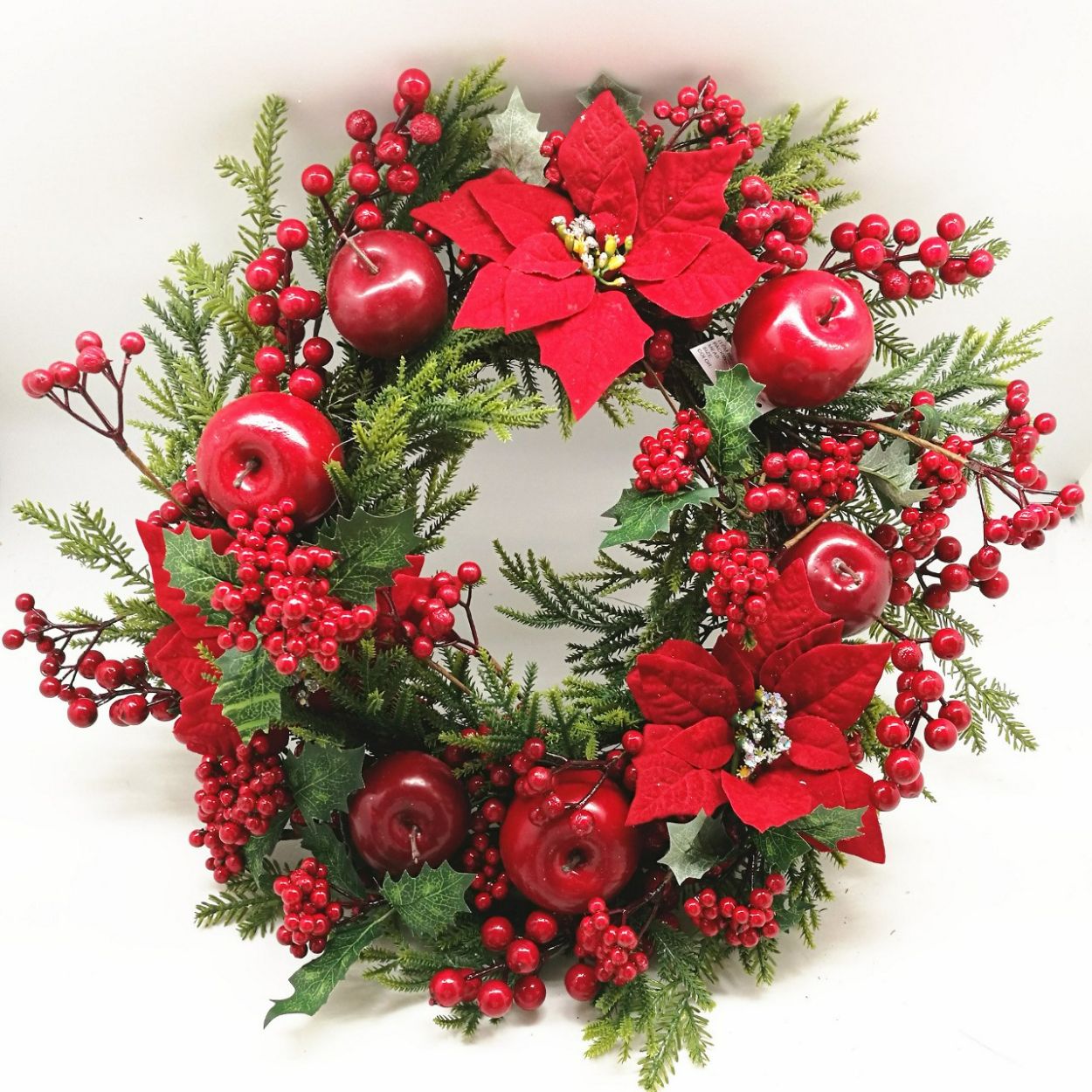 Deluxe Red Berry Wreath 55Cm