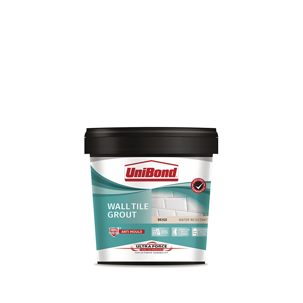 UniBond UltraForce Wall Tile Grout Beige 1.38kg