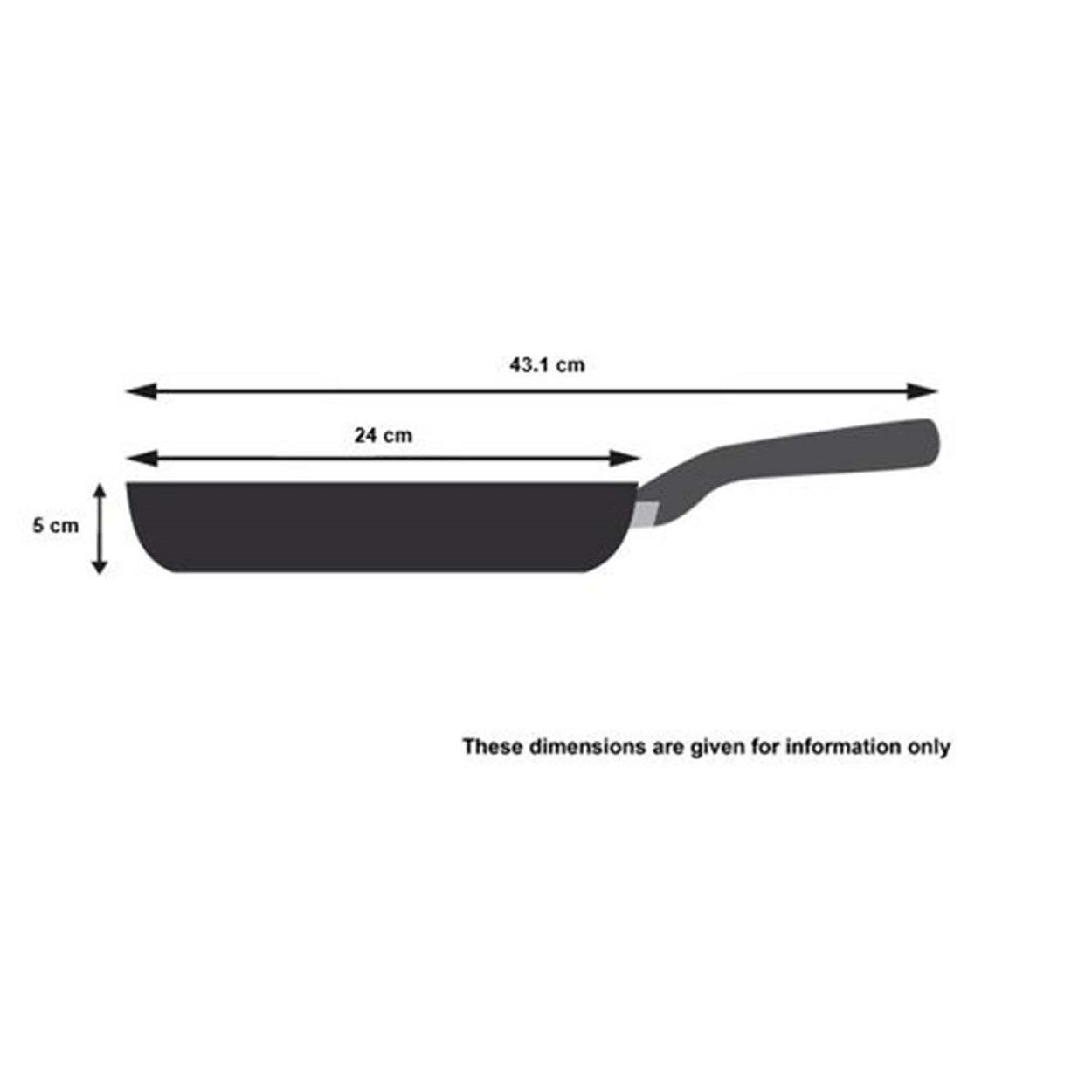 Tefal 24Cm Frypan Titanium Excellence