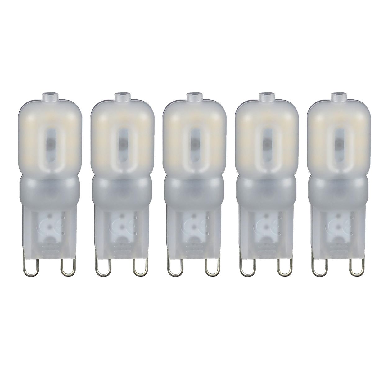 5Pk 2W G9 Led Bulbs 200 Lumens